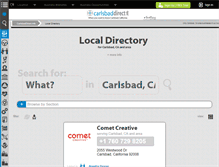 Tablet Screenshot of directory.carlsbaddirect.info
